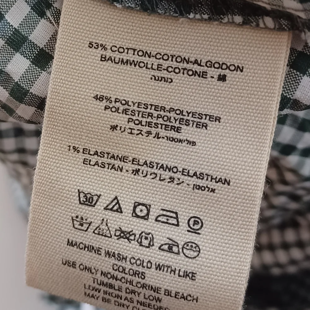 Free People West Side Tie Gingham Cropped Pants Sz 2